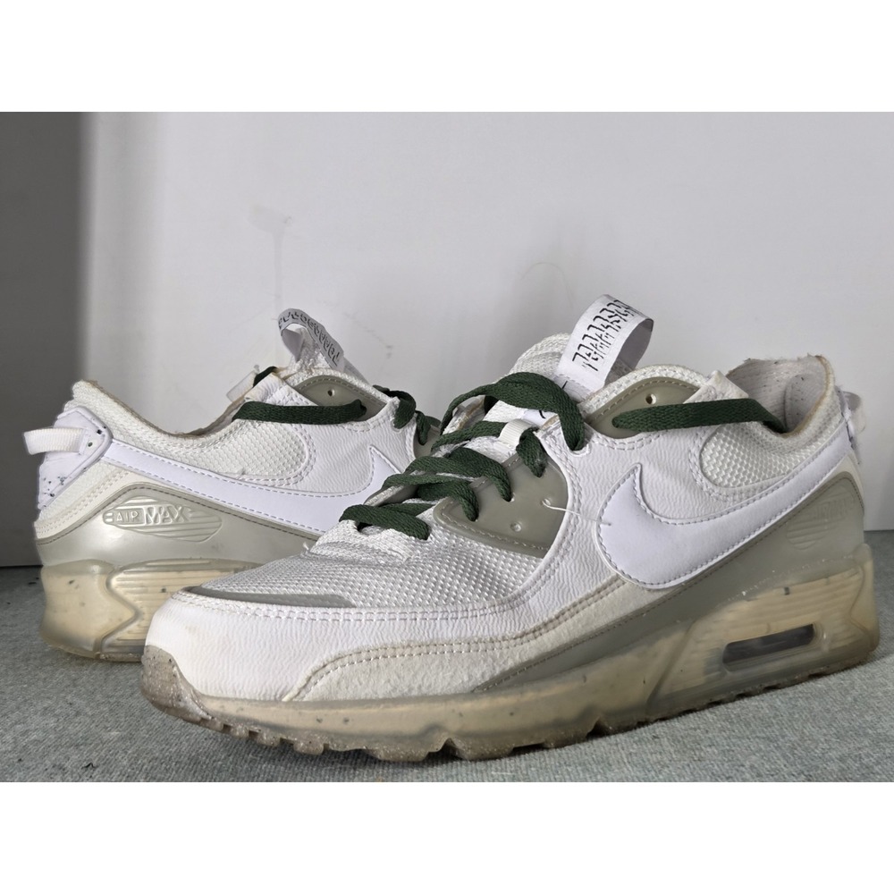 Nike Air Max Terrascape 90 Mens Size 12 White Athletic Running Shoes Sneakers